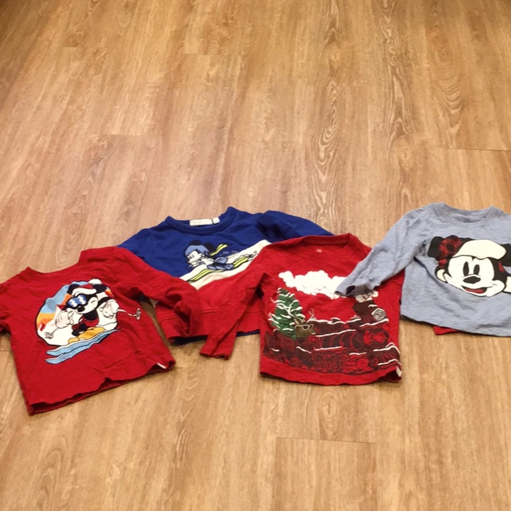 Gap, Sweatshirt, & Three Long Sleeve Tees, Size 4T